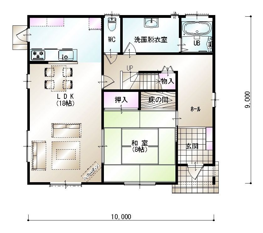 プランS35│おすすめプラン検索 新築・注文住宅 福岡・北九州・筑後・大分 ハウジングプラザ